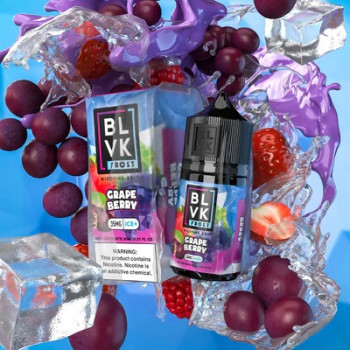 BLVK Frost E-Liquid グレープベリーアイス+ Nicotine Salt 30ml