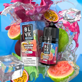 BLVK Frost E-Liquid パッショングァバアイス+ Nicotine Salt 30ml