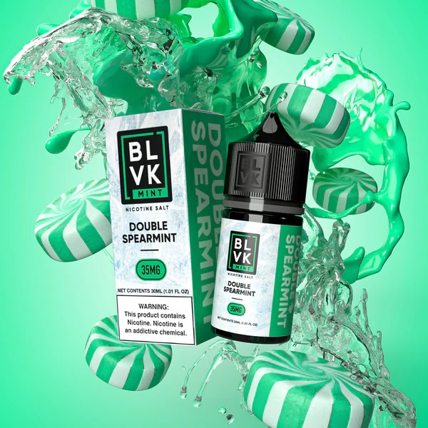 BLVK Mint E-Liquid ダブルスペアミント Nicotine Salt 30ml