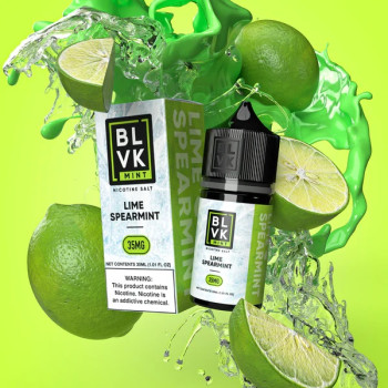 BLVK Mint E-Liquid ライムスペアミント Nicotine Salt 30ml