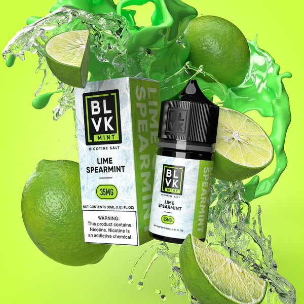 BLVK Mint E-Liquid ライムスペアミント Nicotine Salt 30ml
