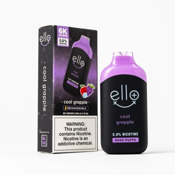 BLVK Ello Plus 使い捨てデバイス 6000 パフ - クール・グラップル