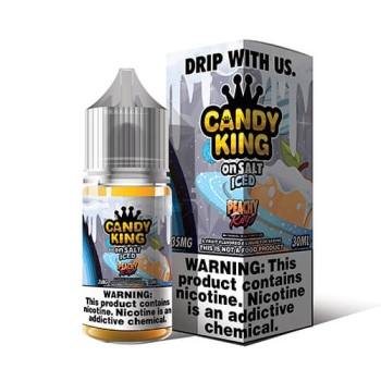 Candy King On Salts ICED ピーチーリングス 30ml