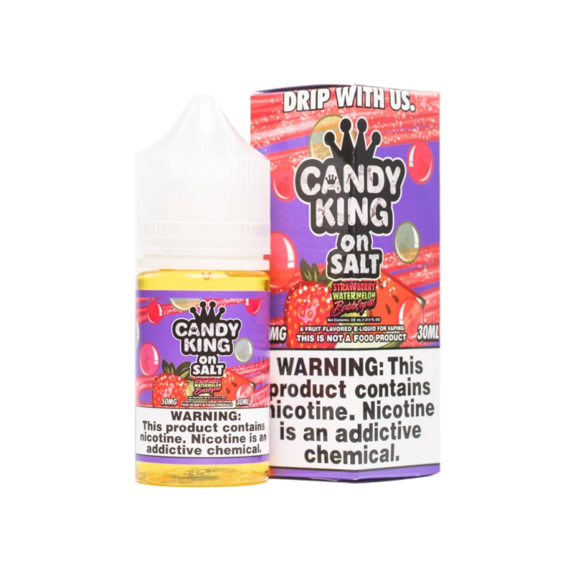 Candy King On Salts ストロベリー・ウォーターメロン・バブルガム 30ml