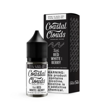 Coastal Clouds Salt ICED レッドホワイトアンドベリー 30ml