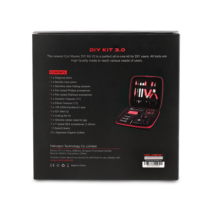 Coil Master DIY キット V3 (アップデータバージョン) with  521 Mini Tab V2