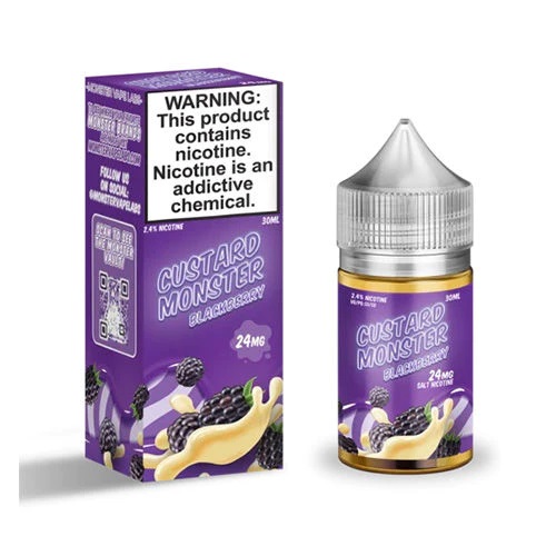 Custard Monster ブラックベリー Nic Salt 30ml