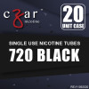 無味ニコチンリキッド,  Czar Nicotine  チューブ - ブラック 720mg, 20 チューブ パック (1.8ml/tube)