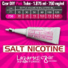 無味ニコチンSALTリキッド,  Czar Nicotine  チューブ - ピンク SALT 750mg, 20 チューブ パック (1.875ml/tube)