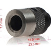 510 ワイドボア14mm エアーフロー調整可能ドリップチップ - デルリン-(フィッティング), アルミニウム, ステンレススチール(マウスピース)