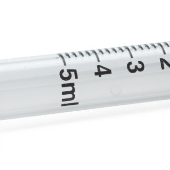 5ml ルアーロック・シリンジ  -  ブラント（鈍型）ニードルチップ - 16ga. x 38mm パープル
