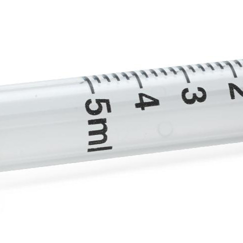 5ml ルアーロック・シリンジ  -  ブラント（鈍型）ニードルチップ - 16ga. x 38mm パープル