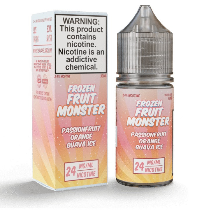Frozen Fruit Monster パッションフルーツ・オレンジ・グアバ アイス Nic Salt 30ml