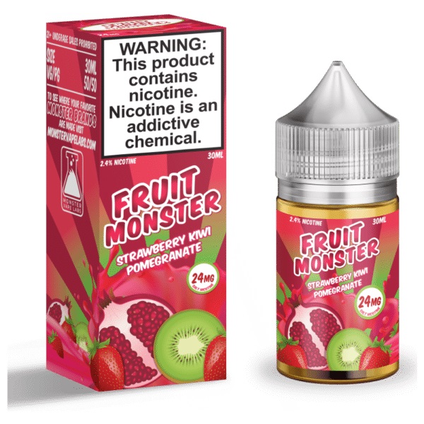 Fruit Monster ストロベリー・キウイ・ポメグラネイト Nic Salt 30ml