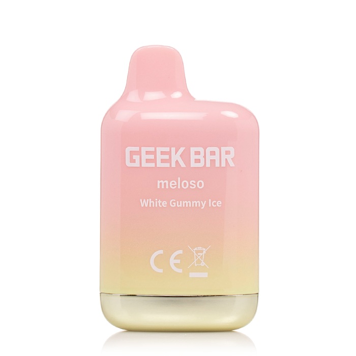 Geek Bar Meloso MINI 1500 使い捨てデバイス - ホワイトグミアイス