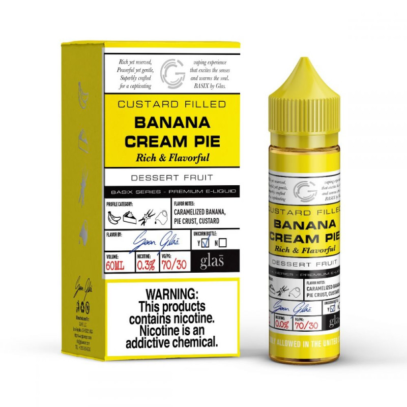 Basix バナナクリームパイ 60ml (日本国内配送)