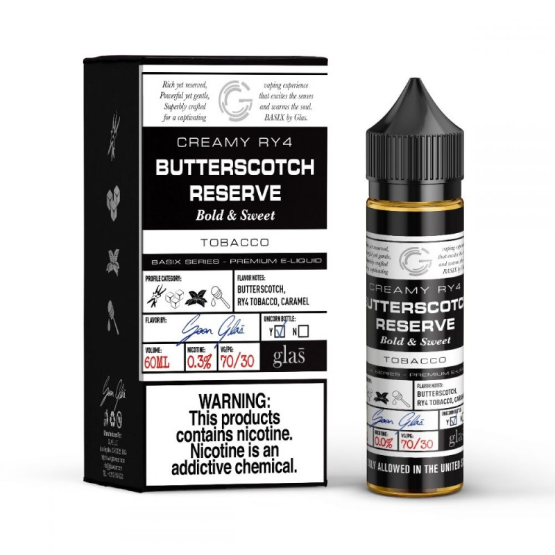 BSX バタースコッチリザーブ 60ml by Glas