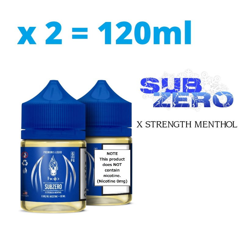 Halo サブゼロ 120ml (60ml x 2) (日本国内配送)