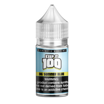 Keep It 100 Synthetic Nicotine Salt OG サマー・ブルー 30ml