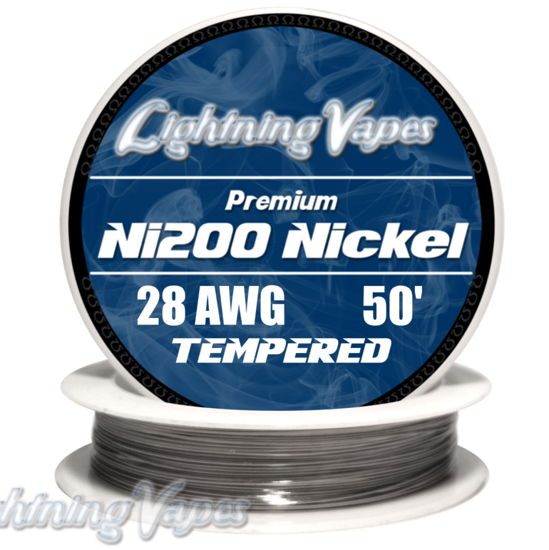 Lightning Vapes - Tempered Ni200 ピュア ニッケルワイヤー (日本国内配送)
