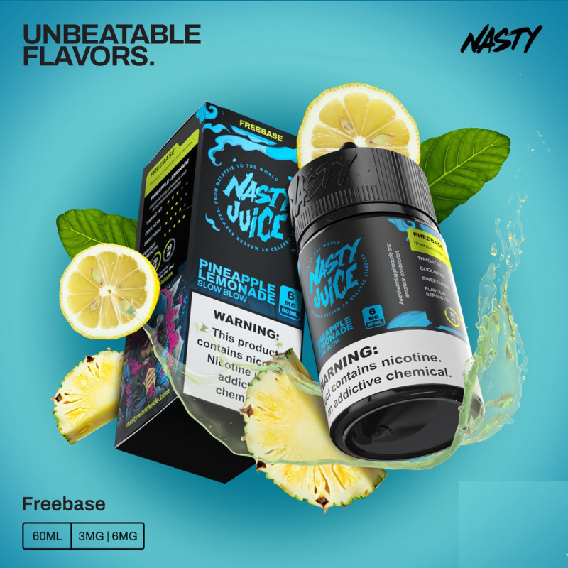 Nasty Juice パイナップル・レモネード 60ml (スローブロー)