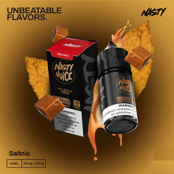 Nasty Salt キャラメルタバコ 30ml (ブロンズブレンド)