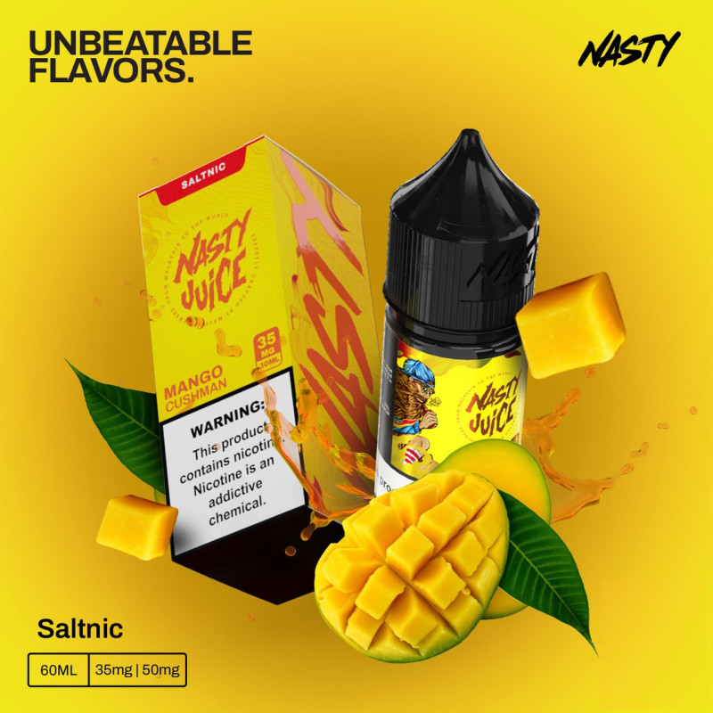 Nasty Salt マンゴー 30ml (クッシュマン)
