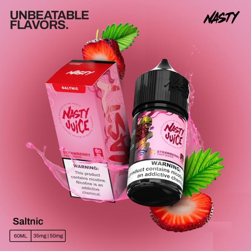 Nasty Salt ストロベリー 30ml (トラップクイーン)