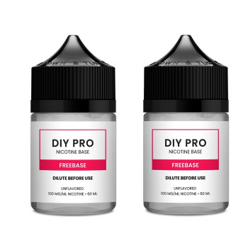 Nicopure DIY PRO - DIY用無味ニコチンベース(Freebase) 100mg 120ml (60ml x 2)  