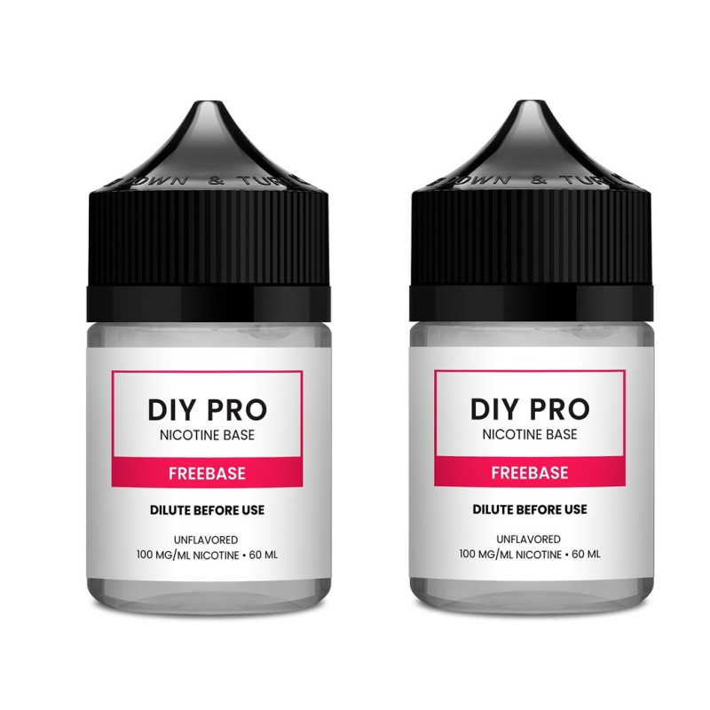 Nicopure DIY PRO - DIY用無味ニコチンベース(Freebase) 100mg 120ml (60ml x 2)  