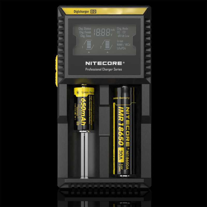 Nitecore Digicharger D2 - 2-Channel Smart Battery Charger