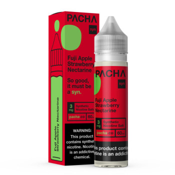 Pacha Syn フジアップル・ストロベリー・ネクタリン 60ml