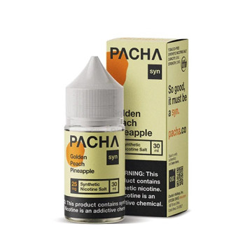 Pacha Syn Salts ゴールデンピーチパイナップル 30ml