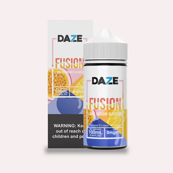 7 Daze Fusion レモン・パッションフルーツ・ブルーベリー 100ml (日本国内配送)
