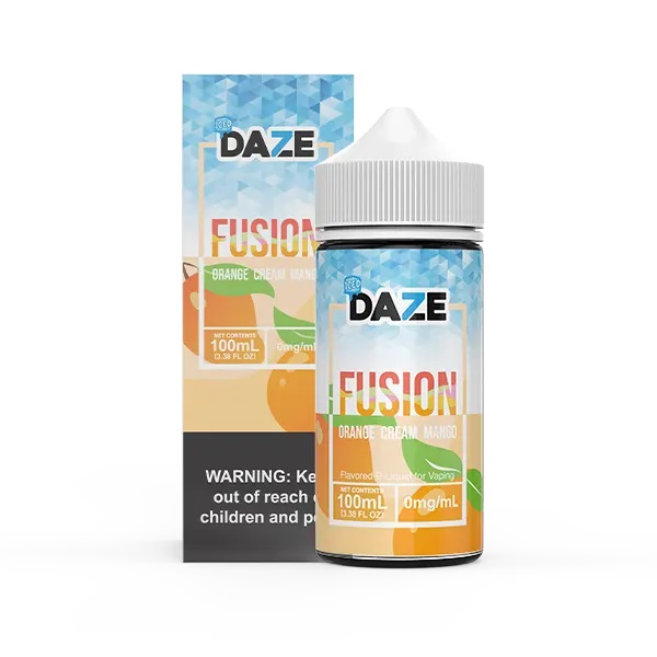 7 Daze Fusion オレンジ・クリーム・マンゴ・アイス 100ml (日本国内配送)