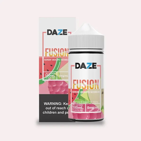 7 Daze Fusion ラズベリー・グリーンアップル・ウォーターメロン 100ml (日本国内配送)