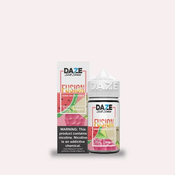 7 Daze Fusion SALT ラズベリー・グリーンアップル・ウォーターメロン 30ml