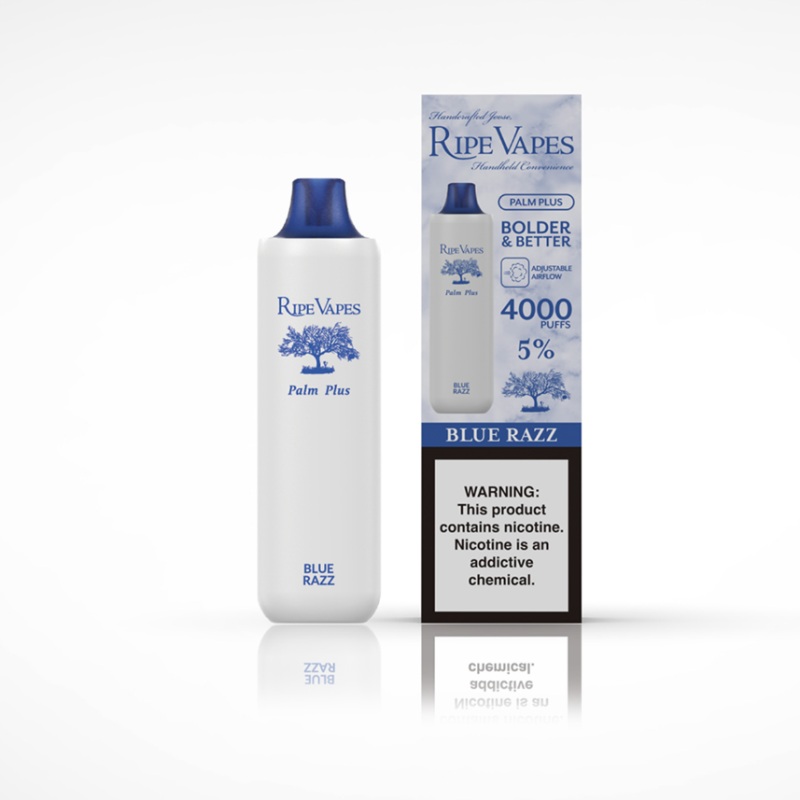 Ripe Vapes  Palm Plus 4000 Puffs 使い捨てデバイス - ブルーラズ