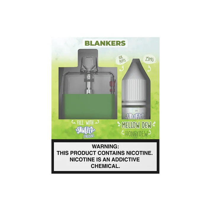 *スペシャルセール* Blankers x Skwezed Pod デバイス with 1 x 10ML Salt Nicotine Eリキッド