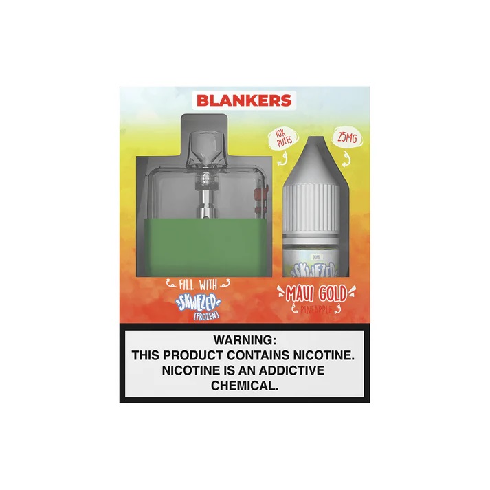 *スペシャルセール* Blankers x Skwezed Pod デバイス with 1 x 10ML Salt Nicotine Eリキッド