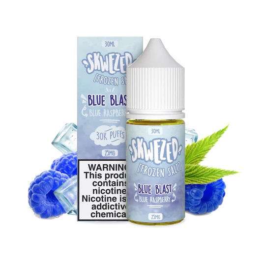 Skwezed Salt フローズンブルーラズベリー (ブルーブラスト) 30ml