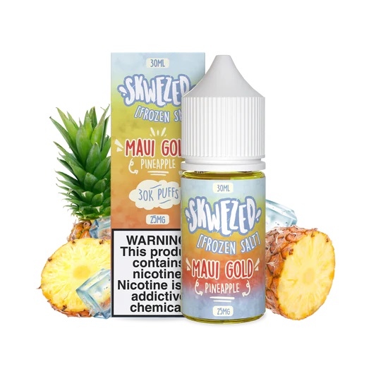 Skwezed Salt フローズンパイナップル (マウイゴールド) 30ml