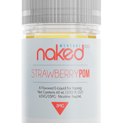 Naked 100 メンソール - ストロベリー・ポム 60ml (旧名: ブレインフリーズ )