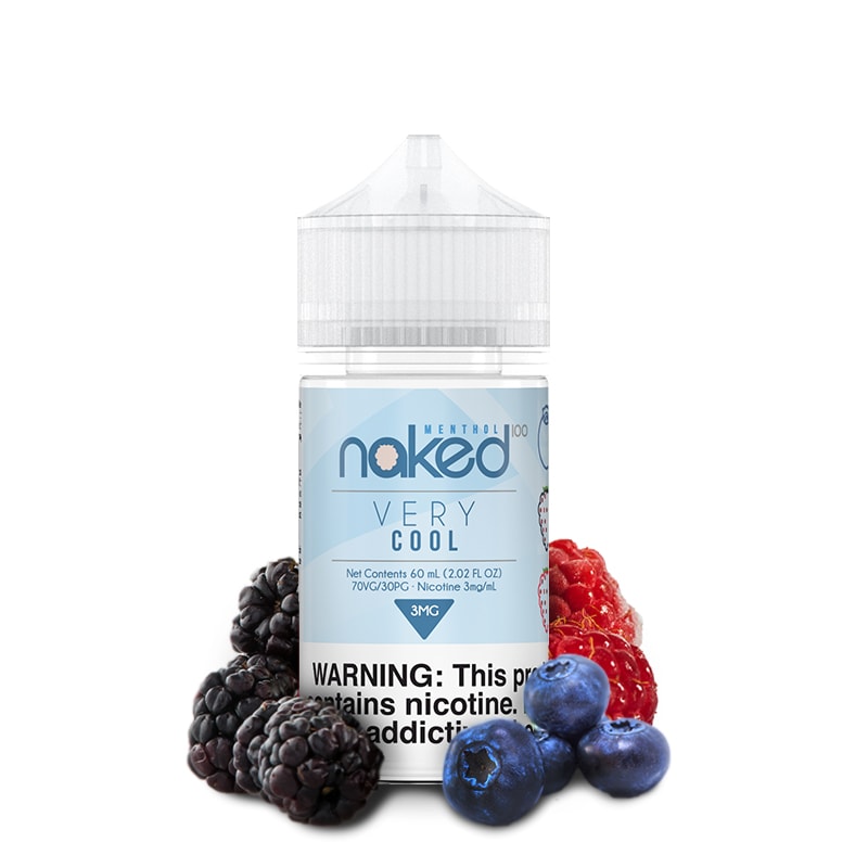 *クリアランスセール* Naked 100 メンソール - ベリー 60ml (旧名: ベリークール ) (日本国内配送)
