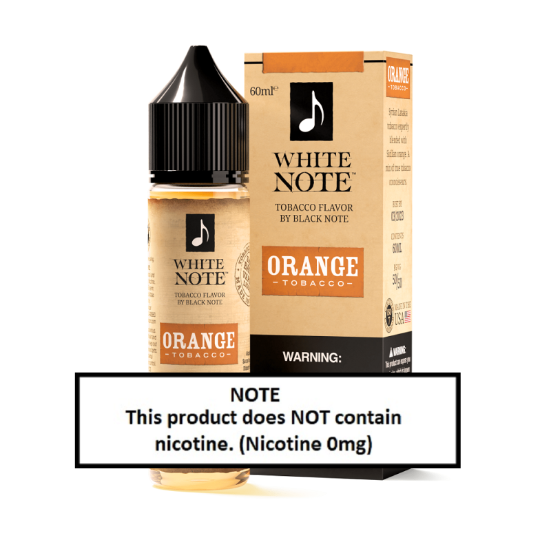 *クリアランスセール* White Note オレンジ・タバコ 60ml (日本国内配送)